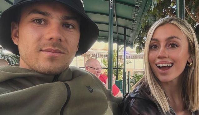 Morena Beltrán y Lucas Blondel