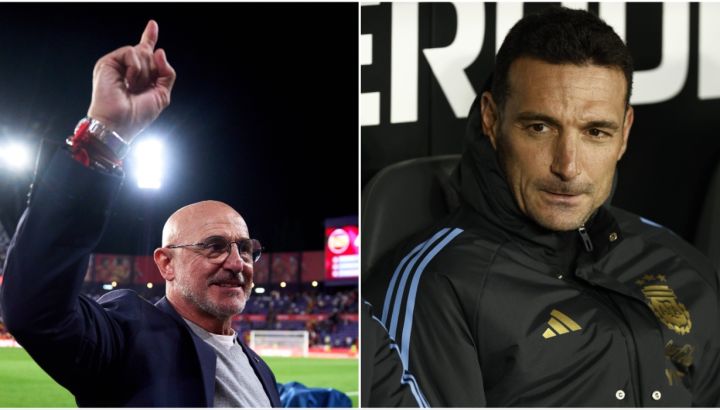 Luis de la Fuente y Lionel Scaloni