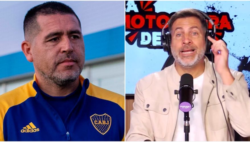 Toti Pasman y Juan Román Riquelme