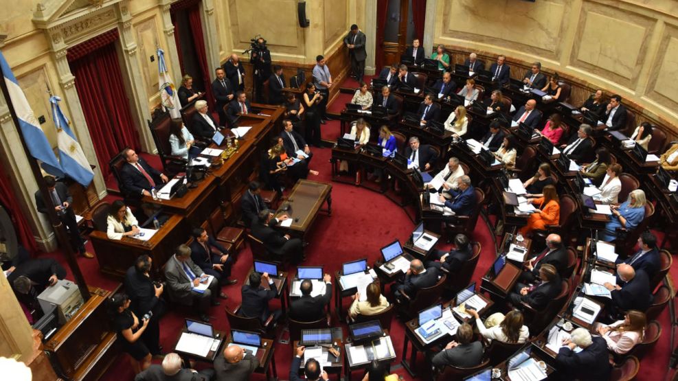 Sesión en el Senado por presupuesto 2026 26122025