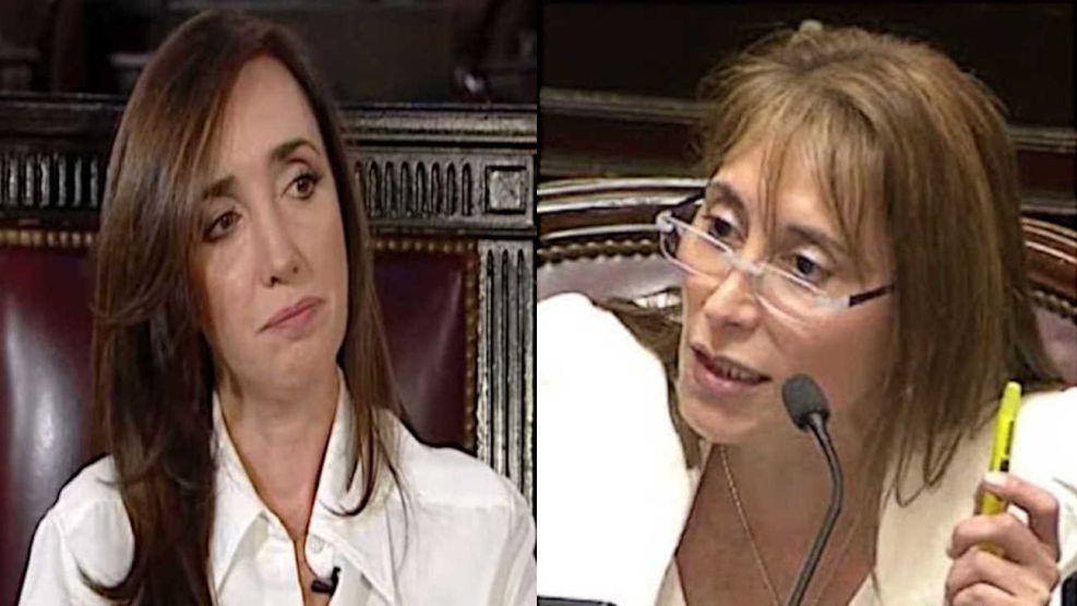 Victoria Villarruel y la senadora Cristina López 20251226