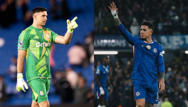 Dibu Martínez y Enzo Fernández