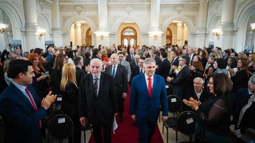 Martín Llaryora en tribunales