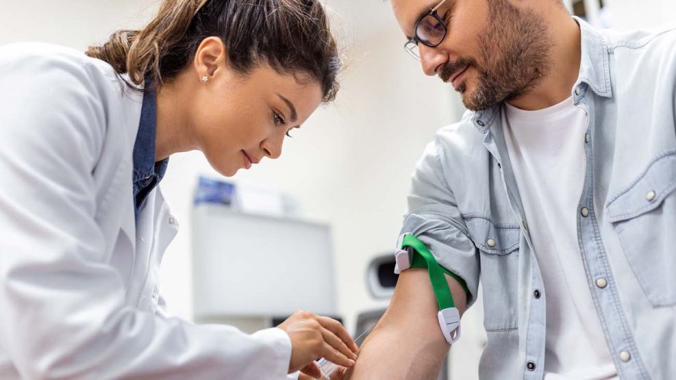 Sacar sangre en ayunas