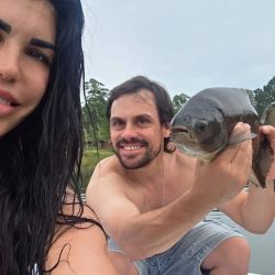 Si bien se trata de un lago artificial, la pelea del pacú mantiene intacta su deportividad y exige concentración en cada pique.