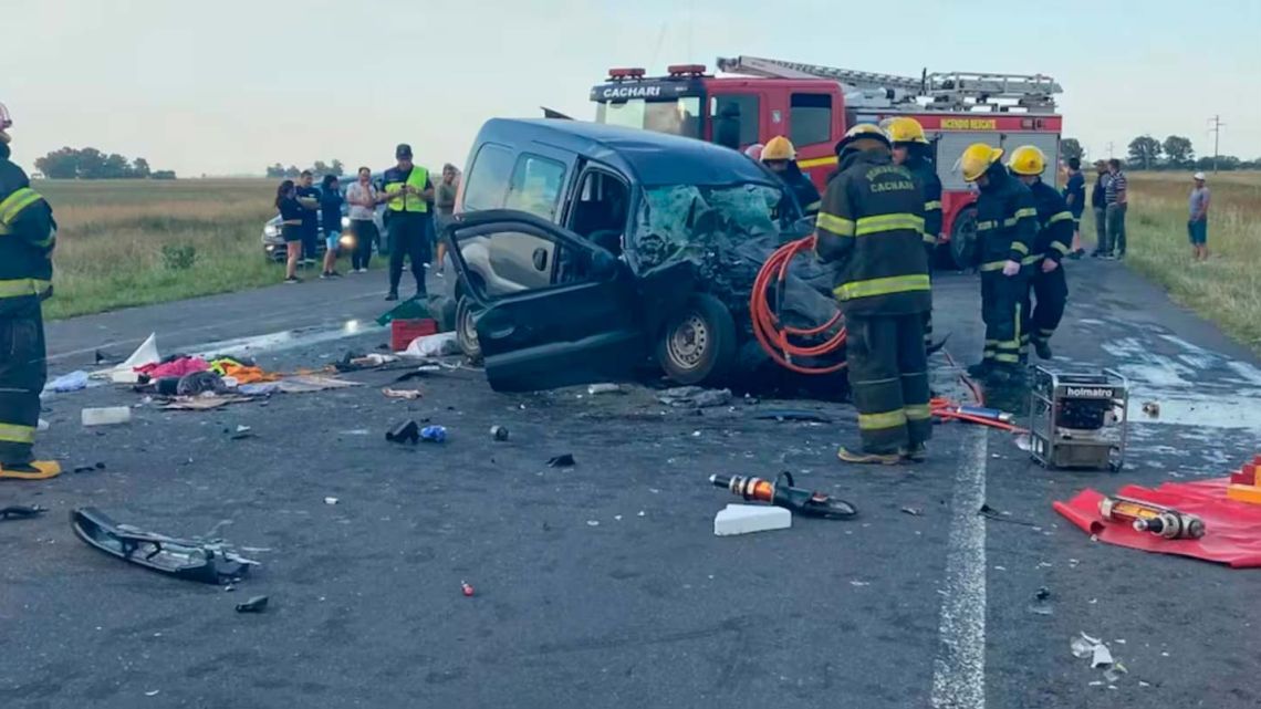 Trágico choque frontal en la Ruta 3: una pareja fallecida y una menor ...