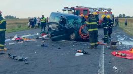 Choque frontal en Las Flores 28122025