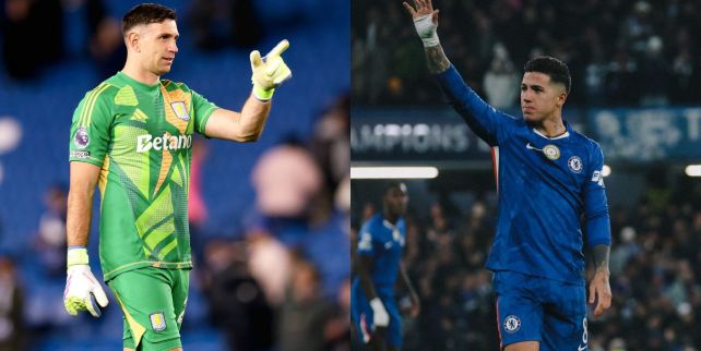 Dibu Martínez y Enzo Fernández