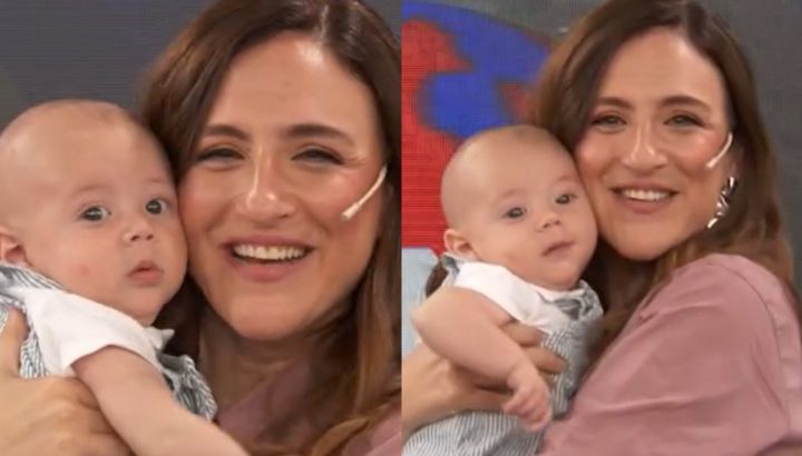 Carolina Amoroso despidió el año junto a su hijo Vicente en TN: el video del tierno momento