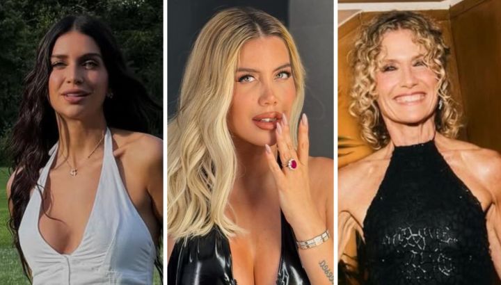 Wanda Nara, Maru Botana y Zaira Nara dan cátedra de cómo elevar un look con un simple pañuelo