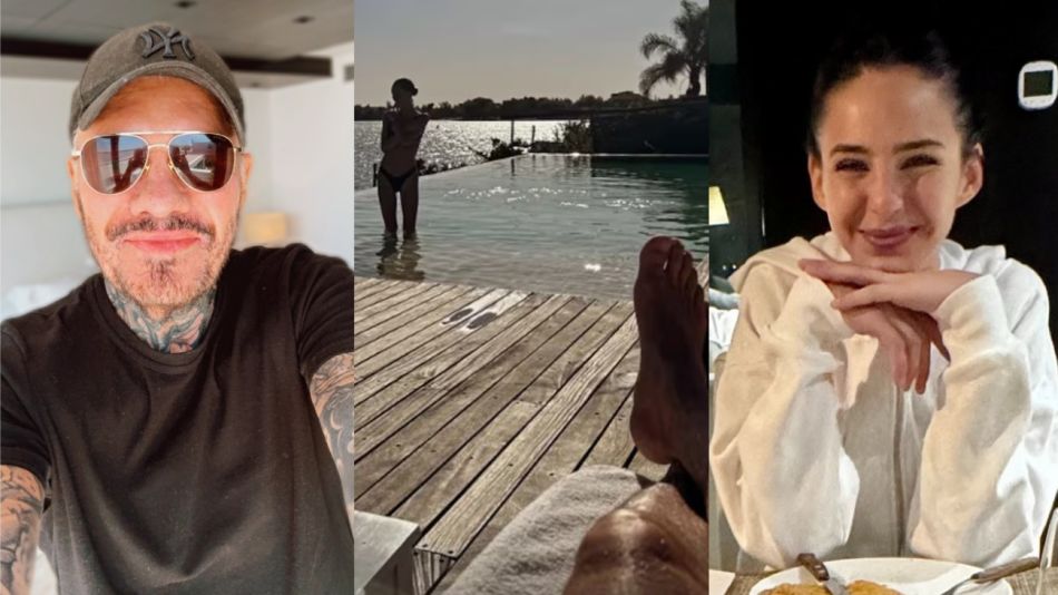 Marcelo Tinelli y Juanita Tinelli