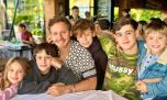 Las vacaciones de Benjamín Vicuña con sus cinco hijos: "La creación"