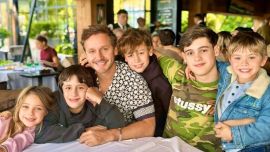 Las vacaciones de Benjamín Vicuña con sus cinco hijos: "La creación"