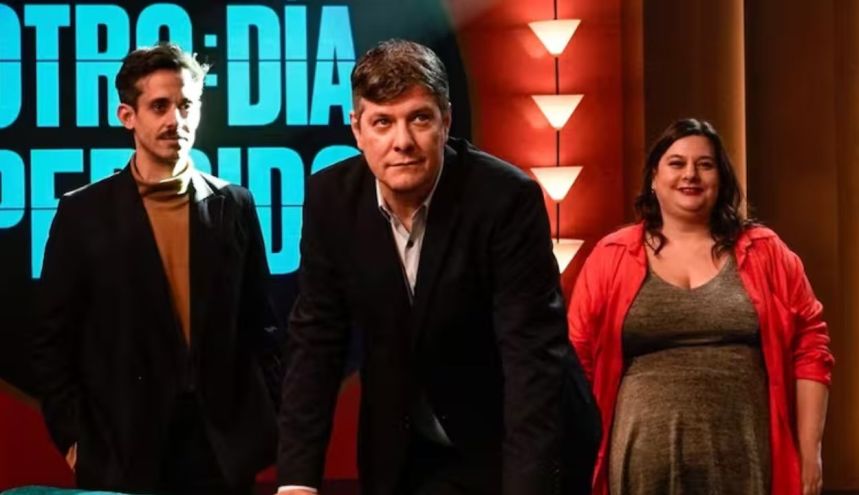 Mario Pergolini, Agustín Aristarán y Laila Roth