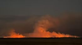 Incendio en La Pampa
