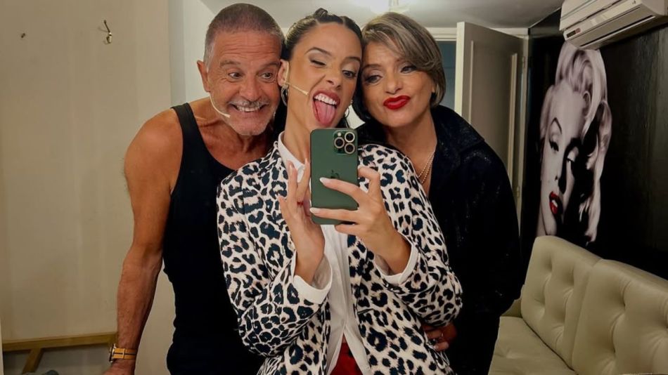 Osvaldo Laport, Viviana Sáez y su hija, Jazmín