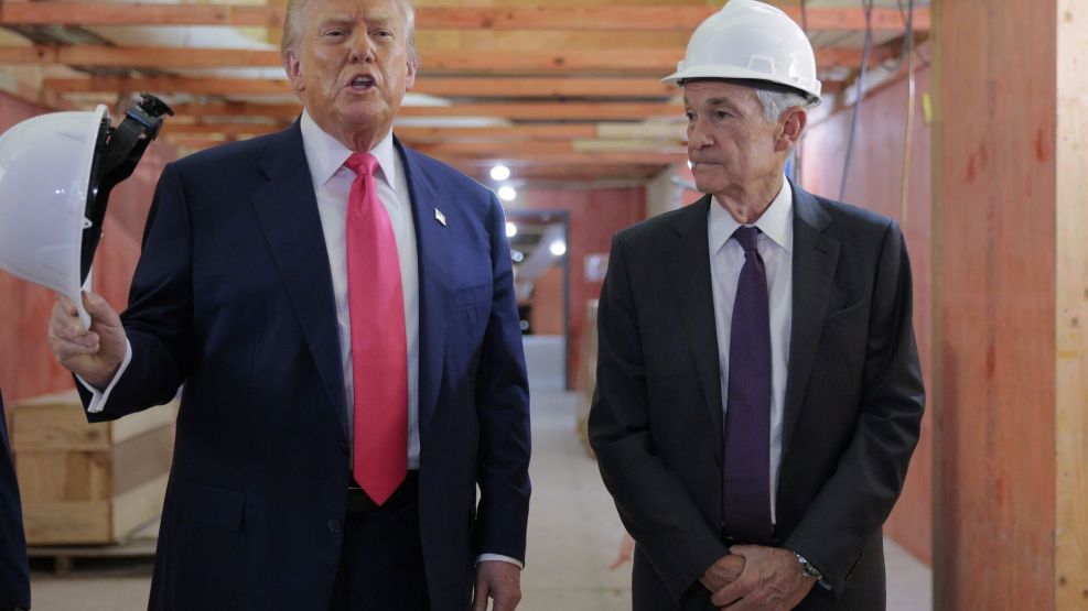 President Trump Visits Federal Reserve