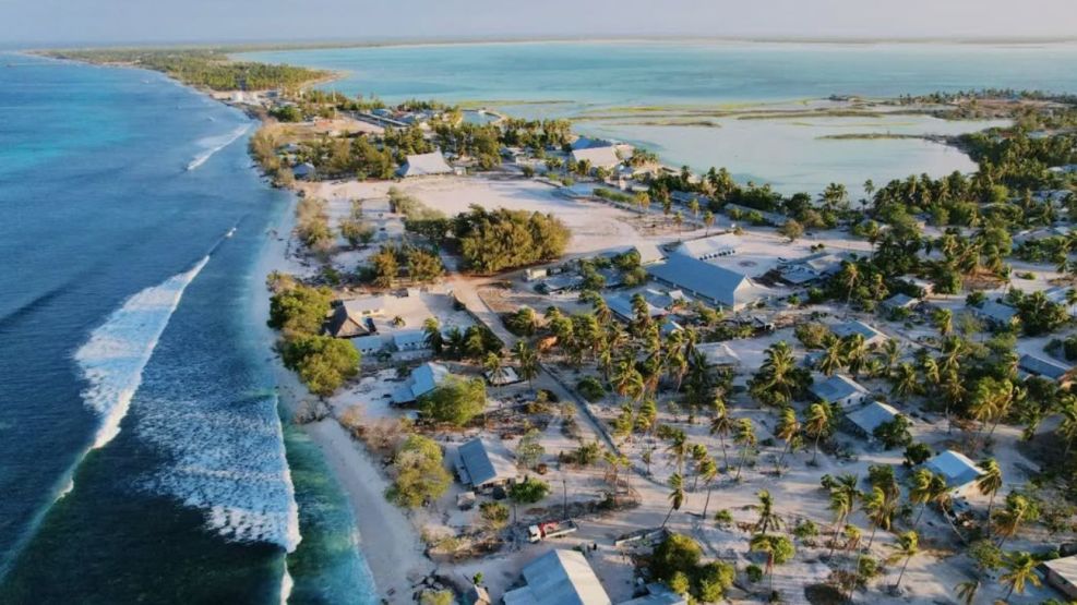 Karitimati es la primera isla del Pacífico en recibir el Año Nuevo 