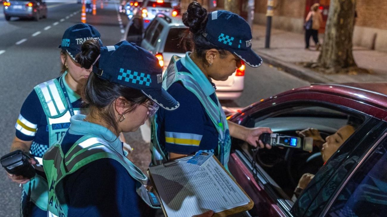 Controles de alcoholemia en CABA: bajaron los positivos en Año Nuevo, pero un caso dio 2,62 g/l | Perfil