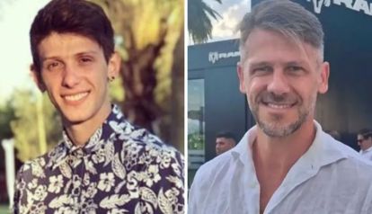 Martín Demichelis y su hijo Facundo