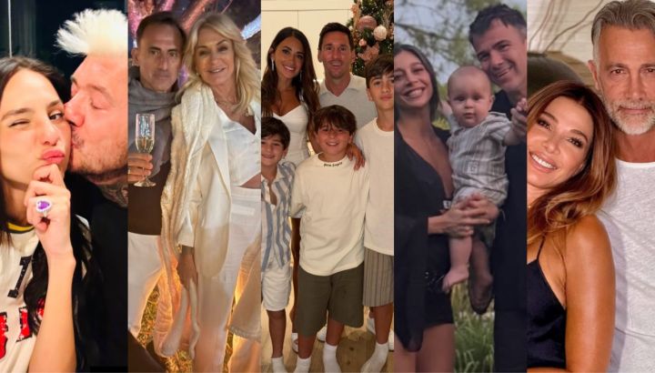 Las fotos de los famosos en Año Nuevo: cómo recibieron el 2026