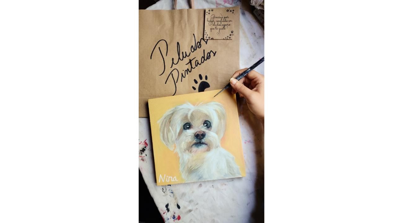 Peludos Pintados: más que un retrato de una mascota