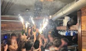 Incendio en un bar en Suiza