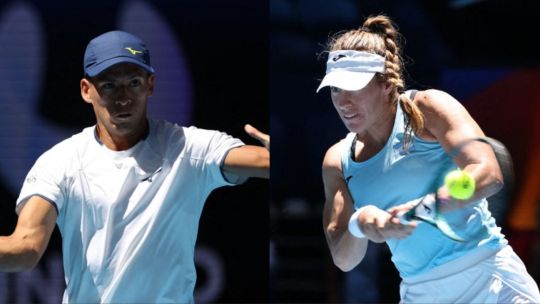 Sebastián Báez y Solana Sierra le dieron los primeros triunfos del año al tenis argentino