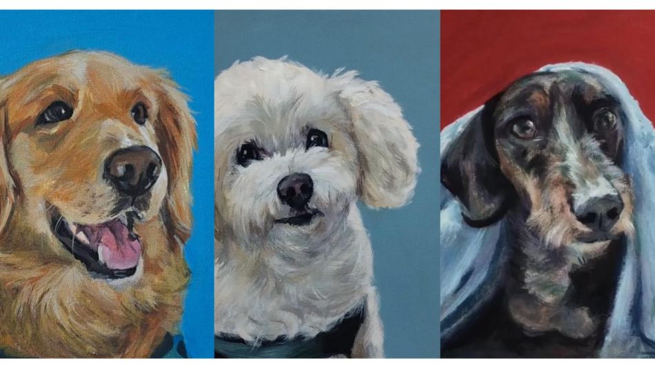 Peludos Pintados: más que un retrato de una mascota