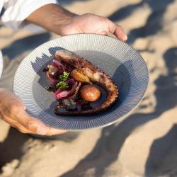 Punta del este a la mesa.