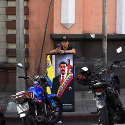 Caracas, 3 de enero de 2026, después de que fuerzas estadounidenses capturaran al líder venezolano Nicolás Maduro tras lanzar un ataque a gran escala contra el país sudamericano. (Foto de Federico PARRA / AFP) | Foto:afp