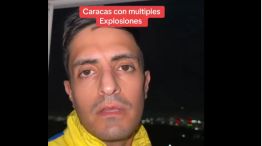 Michelo, desolado en Caracas, viendo caer las bombas estadounidenses que terminaron con su 'ídolo', Nicolás Maduro.