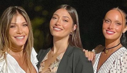 Catherine Fulop junto a Tiziana y Oriana Sabatini