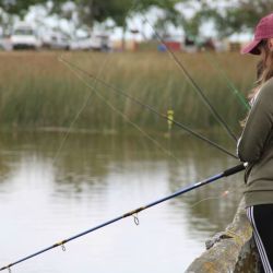 Durante el inicio de la temporada, con la laguna muy crecida, los rindes se extendieron incluso hacia los desbordes y el vecino Canal 2.