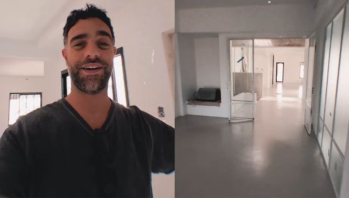 Diego Poggi mostró los impactantes avances en la casa que está remodelando: "Necesito mudarme ya"
