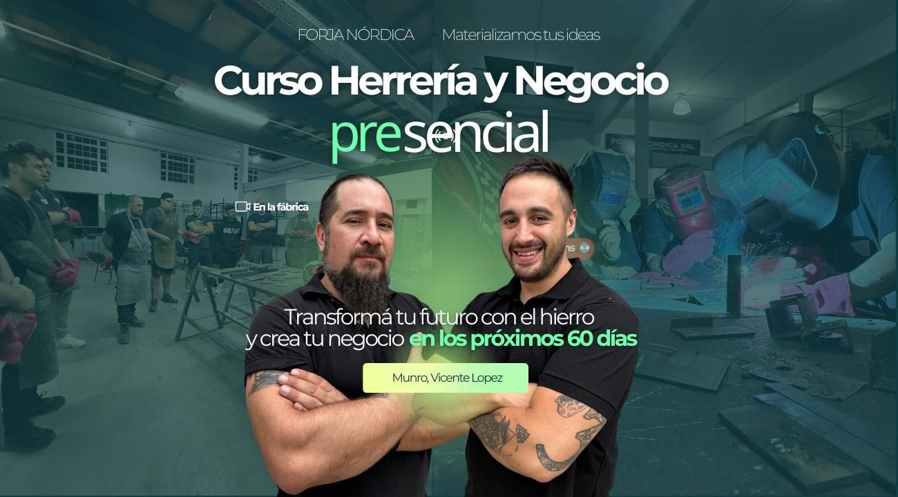 Cuando aprender un oficio cambia una vida: la nueva forma de enseñar herrería