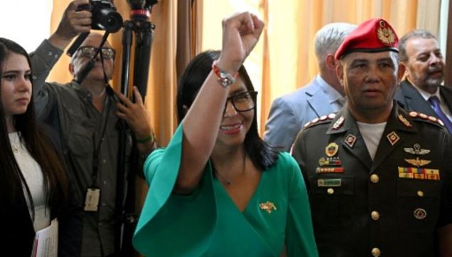 Delcy Rodríguez asumió como presidenta encargada de Venezuela