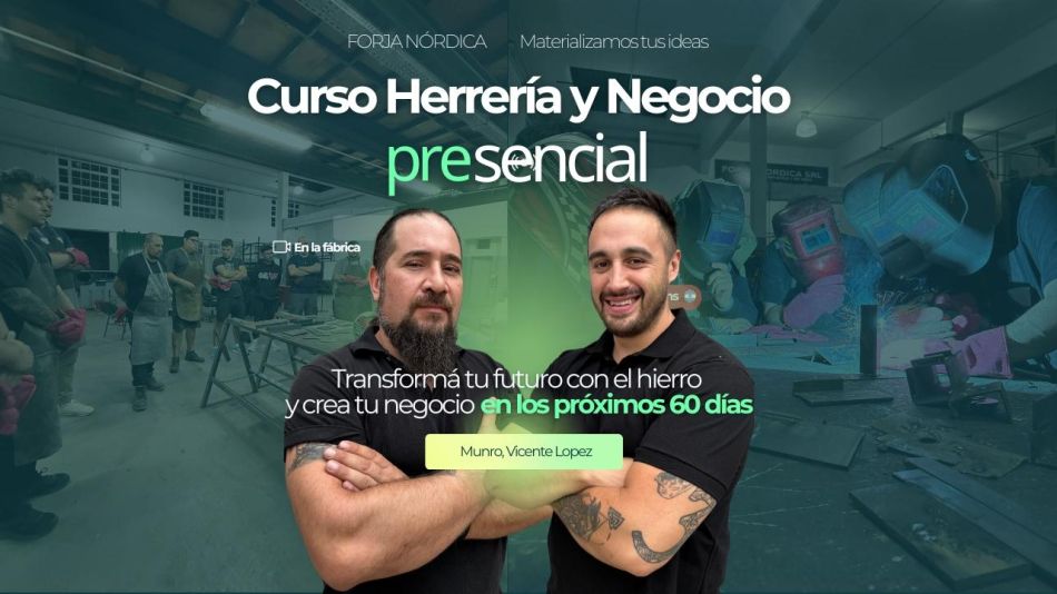 Cuando aprender un oficio cambia una vida: la nueva forma de enseñar herrería