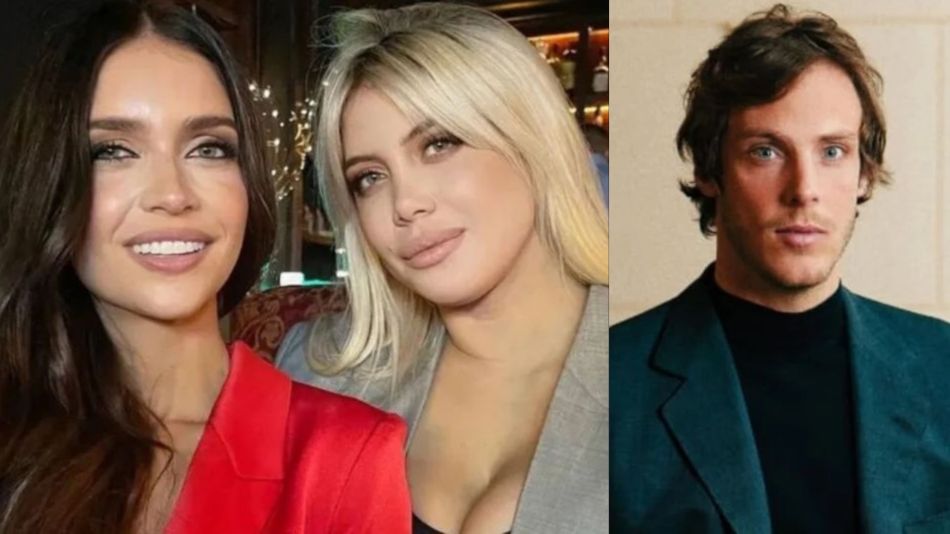 Robert Strom, Zaira y Wanda Nara