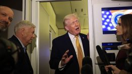 President Trump Returns To The  White House After Spending Holidays In Florida