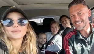 a familia de Evangelina Anderson y Martín Demichelis atraviesa un tiempo de cambios
