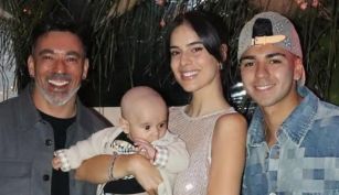 Pocho Lavezzi y Guadalupe Tauro