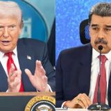 Donald  Trump y Nicolás Maduro