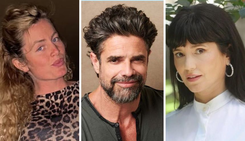 Sarah Borrell, Luciano Castro y Griselda Siciliani