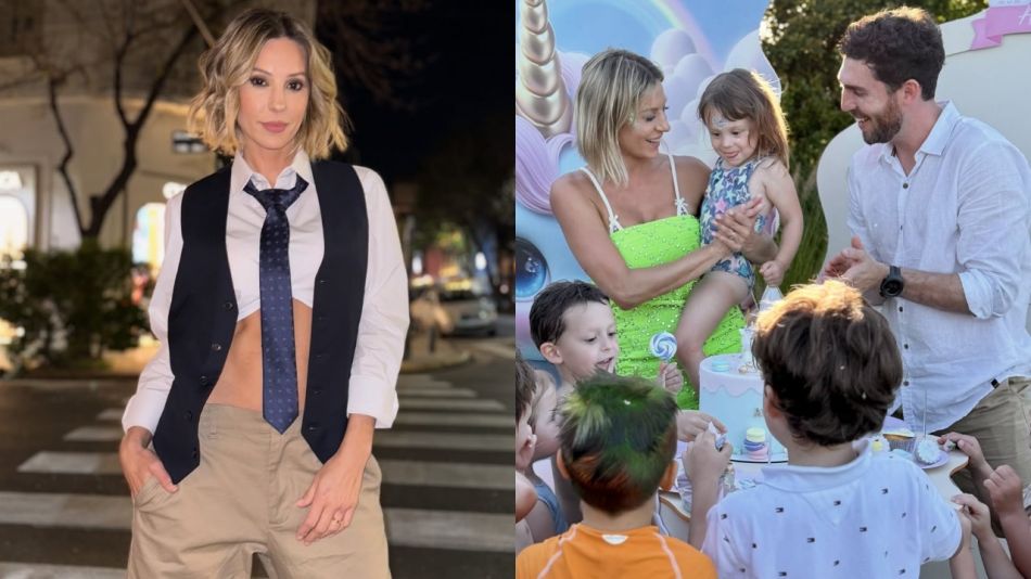 Noelia Marzol y su familia