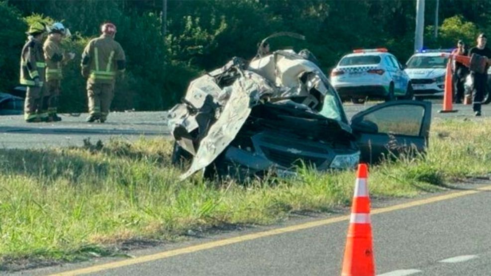 Policía Federal Choque y muerte en Luján 07012026