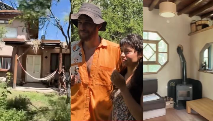 Casa de barro y nuevo comienzo: Jerónimo, el hijo de Julián Weich, mostró cómo vive junto a su pareja en Córdoba