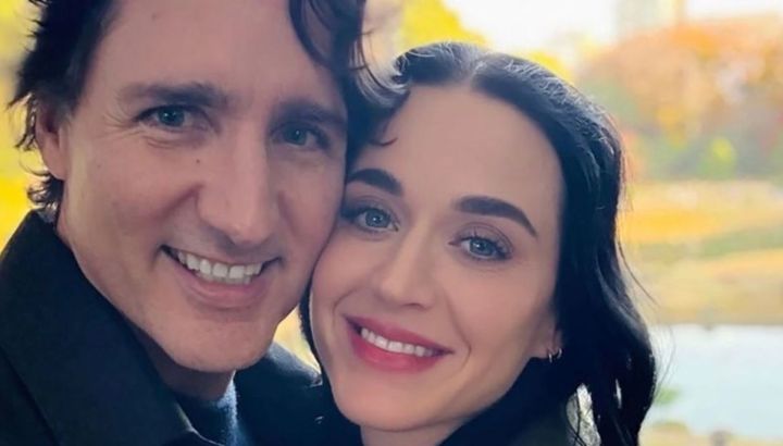 Katy Perry compartió una romántica foto junto a Justin Trudeau, el ex primer ministro de Canadá