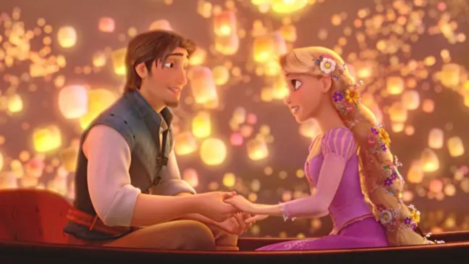 Rapunzel y Flynn Rider