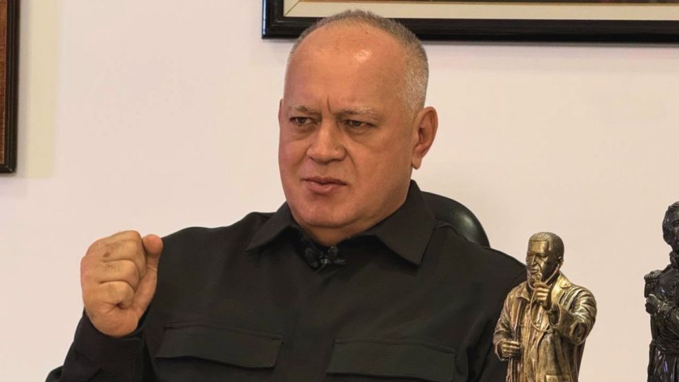 Diosdado Cabello durante la emisión de su programa "Con el Mazo Dando" del miércoles 7 de enero de 2026